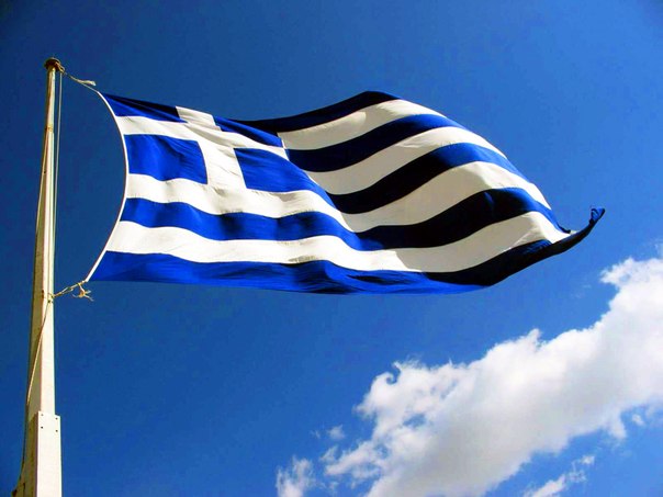 Флаг Греции. VK.com 